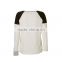 Wholesale 100% Cotton Blank Long Sleeve Contrast Color Woman T shirt