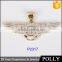 Fashion New Design B Wing Shape Hip Hop 10k Gold Pendant Setting Diamonds Jewerly