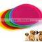 2015 Wholesale dog accessories, silicone fly dog plate