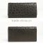Ladies luxury real ostrich leather wallets wholesale factory
