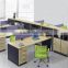 Modern Fabric Panel U-shape Cubicle Wood Office Workstation ( SZ-WS922)