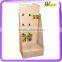 Office supplies corrugated peg hook floor display stand