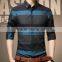 male work tops office male tops printed man long/short shirts