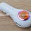 Shenzhen factory LED 3 port usb car charger with gem