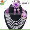 2016 wholesale jewelry African Crystal Beads Jewelry Sets for Nigerian Wedding bracelet set