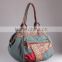 1261 Wholesale National Denim Bags with Flower Patter Handbags