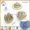 Brass Antique Custom Metal Buttons For Garments