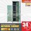 Kindle 2016 new China Supplier glass door 600x600mm 24u network Cabinet server rack