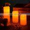 YD01 D75*H80mm paraffin pillar electronic LED candle, Christmas LED candles