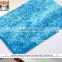 luxury microfiber chenille bath rug with anti-slip base