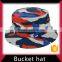 plain bucket hat wholesale with drawstring