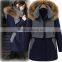 2014 winter fashion Fur Collar Ladies Winter jacket                        
                                                Quality Choice