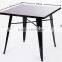 wonderful decoration metal frame square dining table