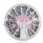 3D nail art wheel AB color special shape mini acrylic rhinestone nail art wheel ZX:AT07