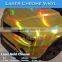 CARLIKE 3 Layers Laser Chrome Holographic Rainbow Wrap Vinyl For Car