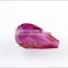 customized stone for jewelry making faceted cut teardrop ruby gemstone