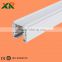 global track lighting 3 phase 4 wires rail square eu light track 4 wire