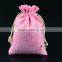 New design small natural drawstring bag with low price                        
                                                                                Supplier's Choice