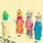 animal shape PS plastic cup with straw for promotions