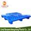 1100x1100x140mm nine feet water proof Plastic HDPE Material and Single Faced Style pallets for sale