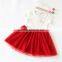 Hot sale fashions baby button princess dresses for kids children clothing 3T to 7 baby girls dresses