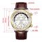 Automatic Two Time-Zones Moving Large 45mm Men Luxury Gold Watches