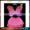 2016 New arrival hot sale princess fairy costume beautiful led wings for party decoration