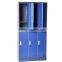 Powder coating 6 door swimming pool steel locker, metal locker