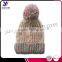 Factory wholesale sale fashionable wool felt knitted hats and caps (Accept the design draft)