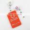 Free sample template airline pvc hard plastic luggage tag to print