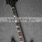 4 string neck through body electric bass guitar with black colour