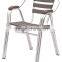 2015 trade assurance simple design aluminum palstic wooden chair