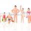 model swimming figure, scale plastic swimming figure for 1/100, plastic mini human figures, plastic 3d swimming figure