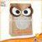 Custom high quality recycled brown paper carrier bag