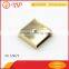 Square metal fitting stopper for handbag/jewelry