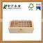 Handcrafted Custom Printed Empty Wooden Tea Box