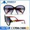 Latest Italian design big frames acetate sun glasses with gold metal diamond                        
                                                Quality Choice