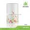 White color PP Barrel-shape Knife Block with beautiful flower