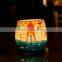 DIY Smalto Mosaic crystal glass candle holder