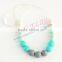 silicone beads baby teething necklace wholesale 2016 Most Popular TN034