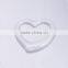 New fashion white ceramic accessories high quality heart jewelry fitting necklace and bracelet charm
