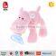 New Design OEM/ODM Silicone Baby Pacifier with Pink Plush Animal Toy
