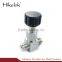 Stainless Steel Double Union Ends Bellows-Sealed Valves Nonrotating Stem Tip Mini Valve