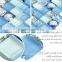 shell inserted resin glass mosaic swimming pool tile