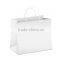 customized top-up white shopping paper bags with logo