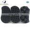 shark teeth shape hair sponge,hair brushes sponge,magic hair twist sponge