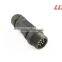 M12 8 pins field installable male to female waterproof connector