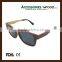 Hoting Selling Wooden Sunglasses with Wooden Layered Frame and Polarized Coating Lenses