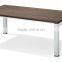 Liansheng Simple Design Square Office tea table center table with aluminum legs