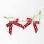 Factory Wholesale Smaller Sticker Pretied Satin Ribbon Bow with Twist tie